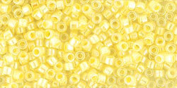 AQV770 Opaque Yellow Lined Crystal Toho Treasure-General Bead