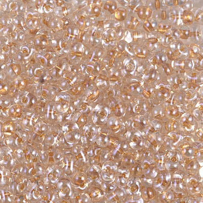Sparkling Honey Beige Lined Crystal Miyuki Berry Bead (10 Gm, 250 Gm) #JJS001