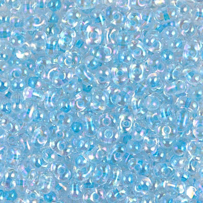 Glacier Blue Lined Crystal AB Miyuki Berry Bead (125 Gm) #269
