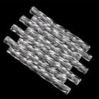 30mm Transparent Crystal Twist Bugle (40 Gm, 1/2 Kilo) #BL126