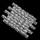 35mm Transparent Crystal Twist Bugle (40 Gm, 1/2 Kilo) #BL126