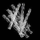25mm Transparent Crystal Twist Bugle (10 Gm, 40 Gm, 1/2 Kilo) #CBQ020