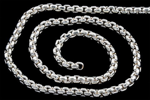 3mm Silver Venetian Box Chain #CC265