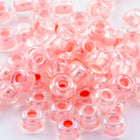 6/0 Pastel Pearl Lined Pink Czech Seed Bead (20 Gm, 1/4 Kilo) #CSB374