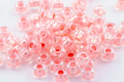 6/0 Pastel Pearl Lined Pink Czech Seed Bead (20 Gm, 1/4 Kilo) #CSB374