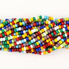 6/0 Opaque Multi Mix Czech Seed Bead (20 Gm, 1/2 Kilo) #CSB376