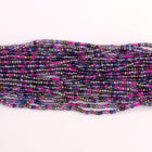 8/0 Violet Vagaries Mix Czech Seed Bead (20 Gm, 1/2 Kilo) #CSD154