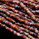 8/0 Chocolate Mud Pie Mix Czech Seed Bead (1/4 Kilo) #CSD155