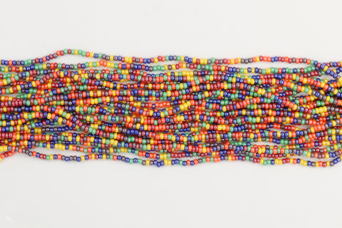 6/0 Opaque Luster Mix Czech Seed Bead (1/4 Kilo) #CSB409