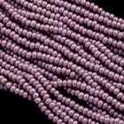 12/0 Luster Opaque Light Amethyst Czech Seed Bead (10 Gm, Hank) #CSH114