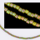 DB133- 11/0 Opaque Olive AB Delica Beads