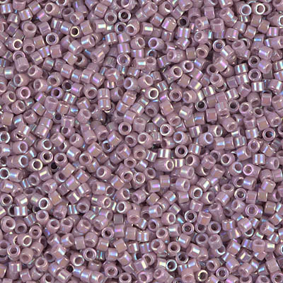 DB158- 11/0 Opaque Lilac AB Miyuki Delica Beads (50 Gm, 250 Gm)