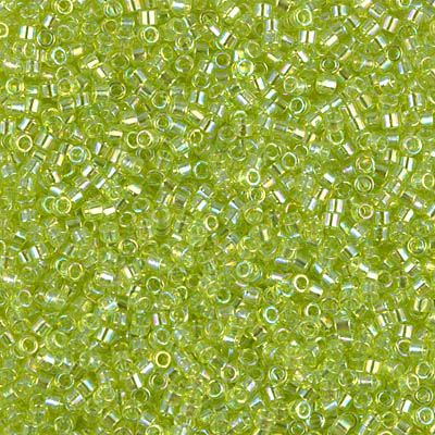 DB174- 11/0 Transparent Chartreuse AB Miyuki Delica Beads (50 Gm, 250 Gm)