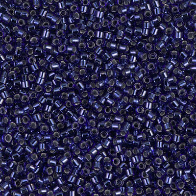 DB183- 11/0 Silver Lined Royal Blue Miyuki Delica Beads (50 Gm, 250 Gm)
