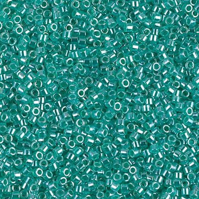 DB238- 11/0 Aqua Green Ceylon Miyuki Delica Beads (50 Gm, 250 Gm)
