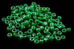 DB655- 11/0 Dyed Opaque Kelly Green Miyuki Delica Beads (10 Gm, 50 Gm, 250 Gm)