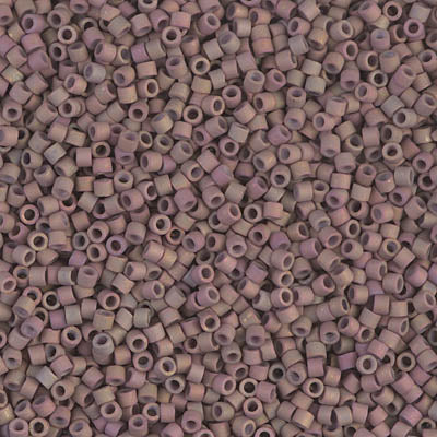 DB1061- 11/0 Matte Metallic Dusky Clay AB Miyuki Delica Beads (50 Gm, 250 Gm)