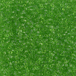 DB1106- 11/0 Transparent Lime Miyuki Delica Beads (50 Gm, 250 Gm)
