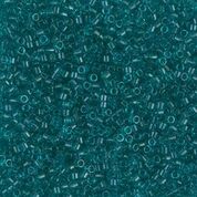 DB1108- 11/0 Transparent Caribbean Teal Miyuki Delica Beads (50 Gm, 250 Gm)