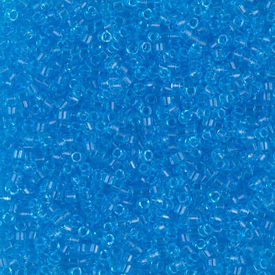 DB1109- 11/0 Transparent Ocean Blue Miyuki Delica Beads (50 Gm, 250 Gm)