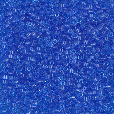 DB1110- 11/0 Transparent Azure Miyuki Delica Beads (50 Gm, 250 Gm)