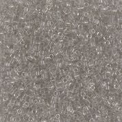 DB1111- 11/0 Transparent Gray Mist Miyuki Delica Beads (50 Gm, 250 Gm)