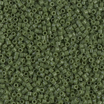 DB1135- 11/0 Opaque Avocado Miyuki Delica Beads (50 Gm, 250 Gm)