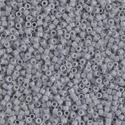 DB1139- 11/0 Opaque Ghost Gray Miyuki Delica Beads (10 Gm, 50 Gm, 250 Gm)