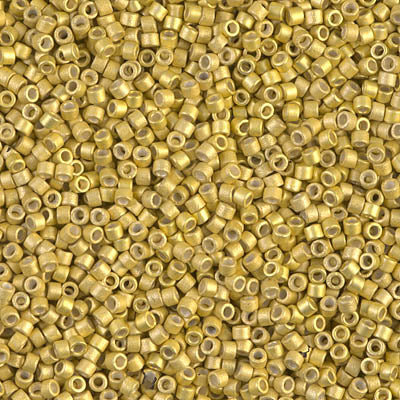 DB1154- 11/0 Galvanized Semi-Frosted Zest Miyuki Delica Beads (50 Gm, 250 Gm)