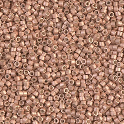 DB1155- 11/0 Galvanized Semi-Frosted Muscat Miyuki Delica Beads (50 Gm, 250 Gm)