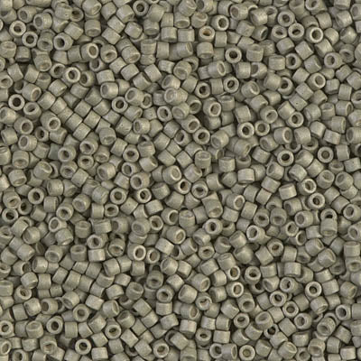 DB1170- 11/0 Galvanized Matte Aloe Miyuki Delica Beads (50 Gm, 250 Gm)