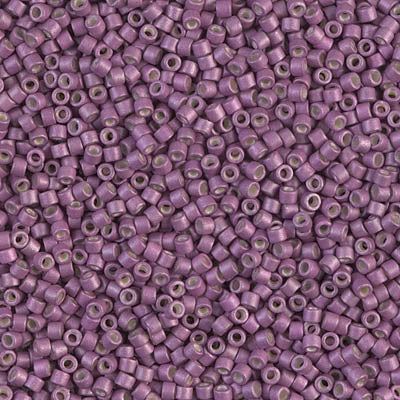 DB1173- 11/0 Galvanized Matte Magenta Miyuki Delica Beads (50 Gm, 250 Gm)