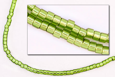DBS1207- 15/0 Silver Lined Olive Miyuki Delica Beads (5 Gm, 50 Gm, 250 Gm)