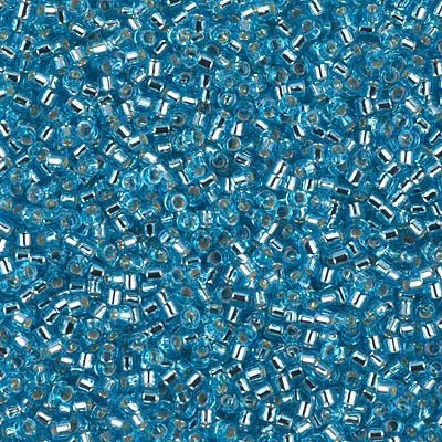 DB1209- 11/0 Silver Lined Ocean Blue Miyuki Delica Beads (50 Gm, 250 Gm)