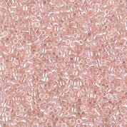 DB1223- 11/0 Transparent Pink Mist Luster Miyuki Delica Beads (50 Gm, 250 Gm)