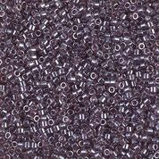 DBS1224- 15/0 Transparent Dark Amethyst Luster Miyuki Delica Beads (5 Gm, 50 Gm, 250 Gm)