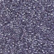 DB1225- 11/0 Transparent Light Amethyst Luster Miyuki Delica Beads (50 Gm, 250 Gm)