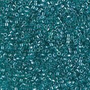 DB1228- 11/0 Transparent Caribbean Teal Luster Miyuki Delica Beads (50 Gm, 250 Gm)