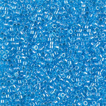 DB1229- 11/0 Transparent Ocean Blue Luster Miyuki Delica Beads (50 Gm, 250 Gm)