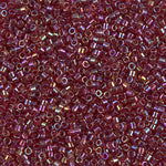 DB1242- 11/0 Transparent Dark Cranberry AB Miyuki Delica Beads (50 Gm, 250 Gm)