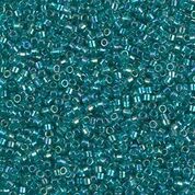 DB1248- 11/0 Transparent Caribbean Teal AB Miyuki Delica Beads (50 Gm, 250 Gm)
