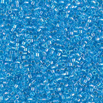 DB1249- 11/0 Transparent Ocean Blue AB Miyuki Delica Beads (50 Gm, 250 Gm)