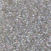 DB1251- 11/0 Transparent Gray Mist AB Miyuki Delica Beads (50 Gm, 250 Gm)