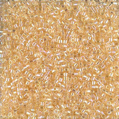 DB1252- 11/0 Transparent Light Straw Luster Miyuki Delica Beads (50 Gm, 250 Gm)