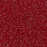 DB1262- 11/0 Matte Transparent Dark Cranberry Miyuki Delica Beads (50 Gm, 250 Gm)
