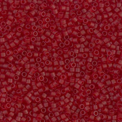 DB1262- 11/0 Matte Transparent Dark Cranberry Miyuki Delica Beads (50 Gm, 250 Gm)