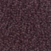 DBS1264- 15/0 Matte Transparent Dark Amethyst Miyuki Delica Beads (5 Gm, 50 Gm, 250 Gm)