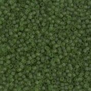 DB1267- 11/0 Matte Transparent Olive Miyuki Delica Beads (50 Gm, 250 Gm)
