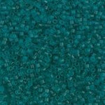 DB1268- 11/0 Matte Transparent Caribbean Teal Miyuki Delica Beads (50 Gm, 250 Gm)