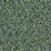 DBS1282- 15/0 Matte Transparent Olive AB Miyuki Delica Beads (5 Gm, 50 Gm, 250 Gm)